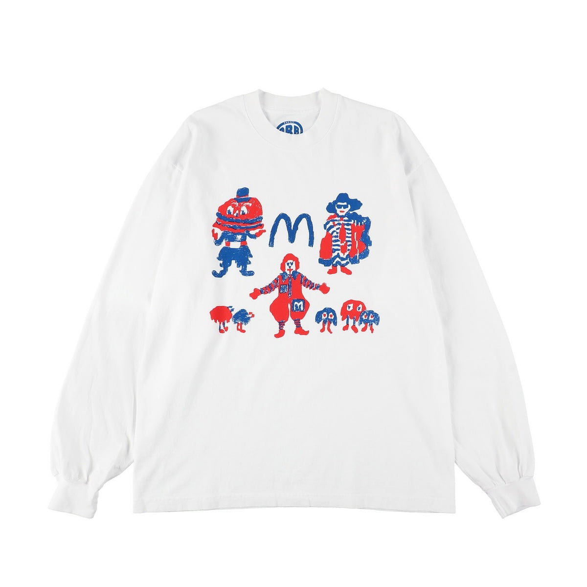 Old “M” L/S Tee (White)