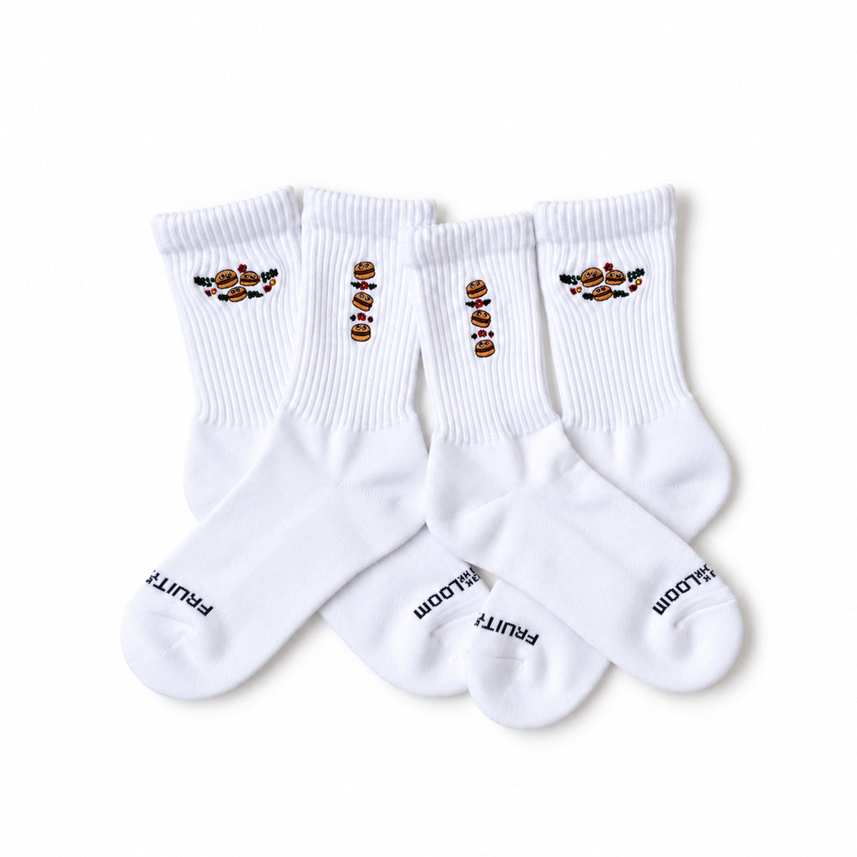 Fruit of the Loom × RBB Hamburger 2P Socks